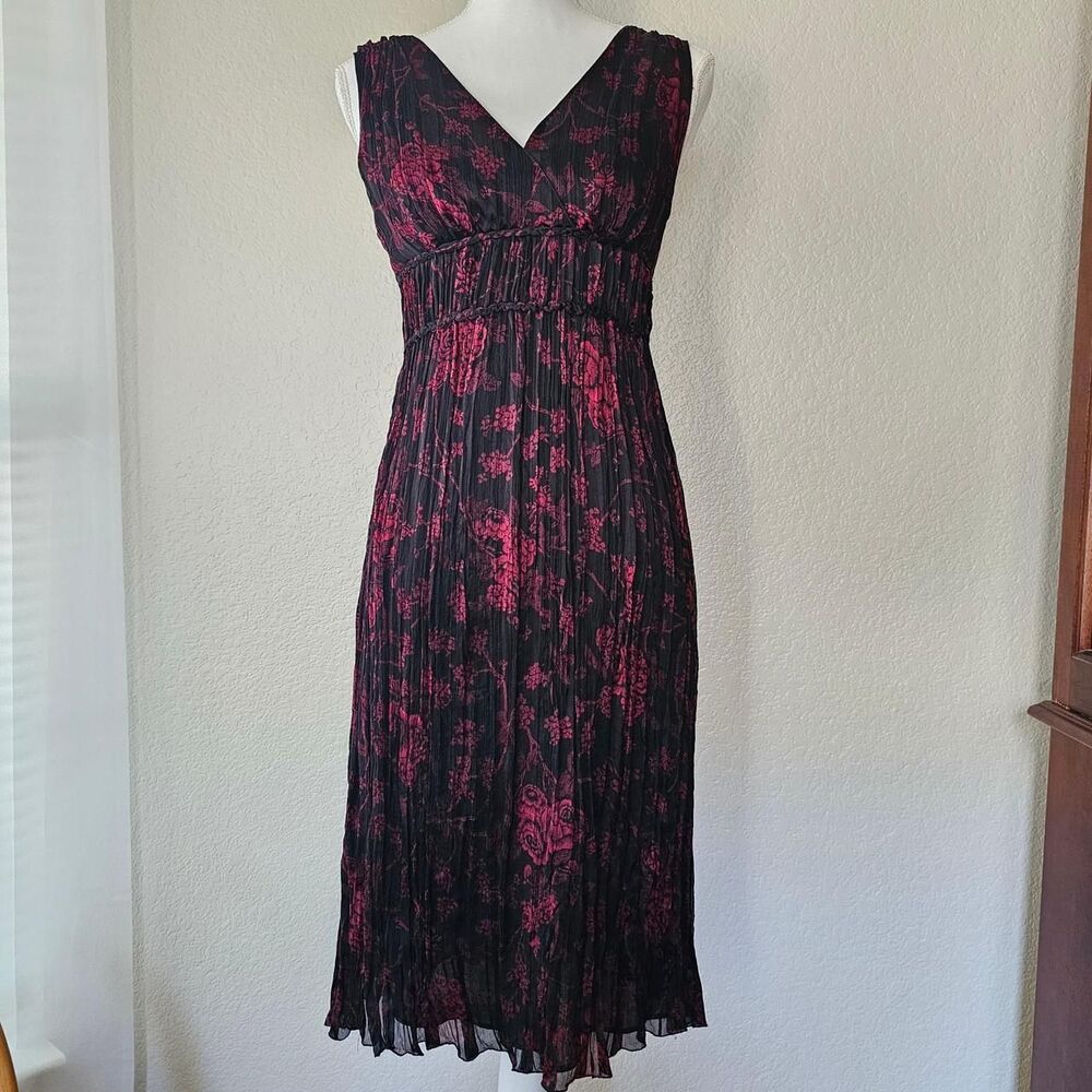 Silk Whimsigoth Midi Dress
